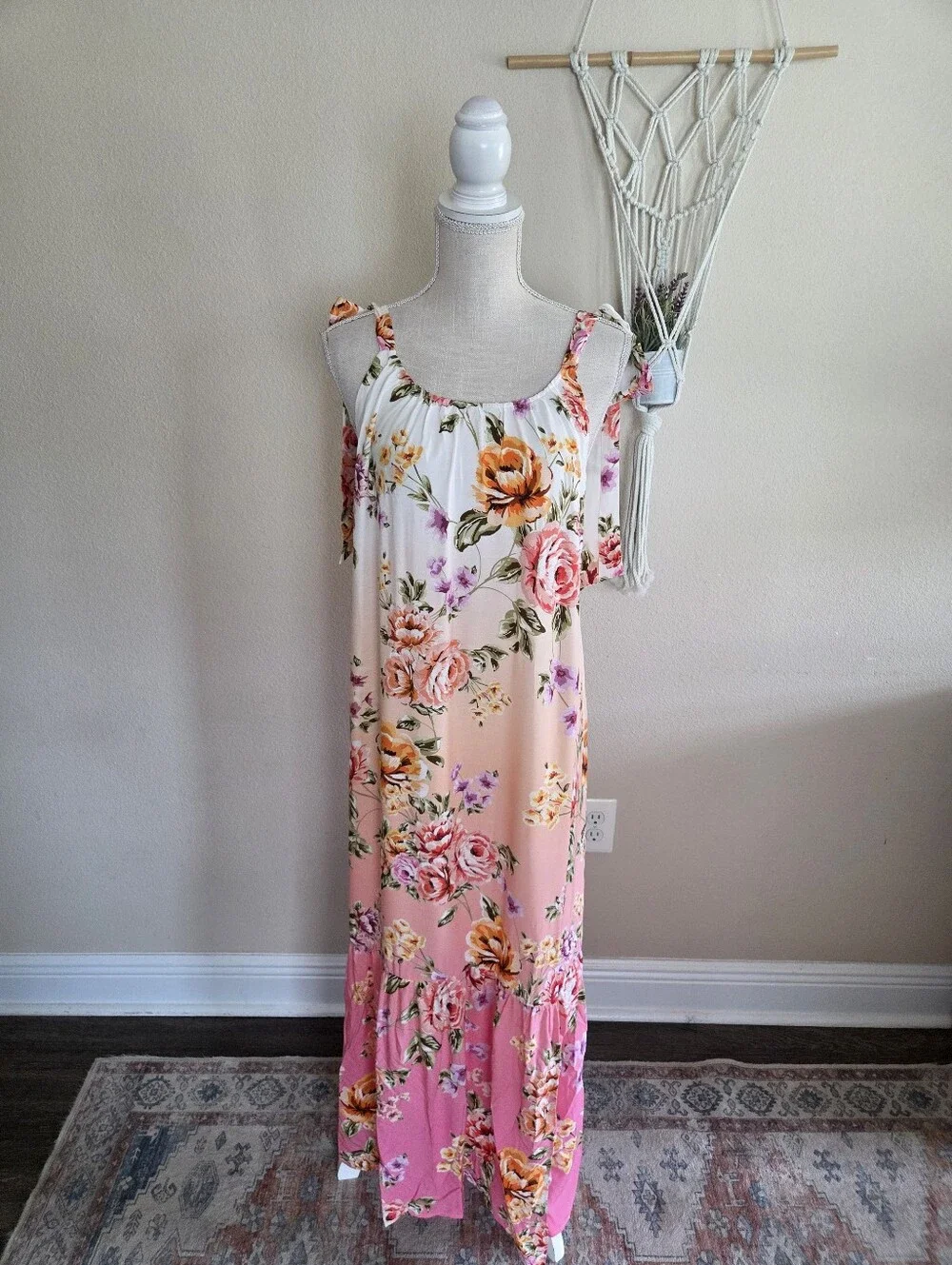 Pq Swim Bahia Leilani Cover Up Dress Size XS/S in Multi NWT $164 Resort Wear